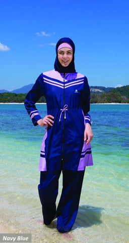 Adabkini Simge Covered Loose Swimsuit, Modest Swimwear, burkini