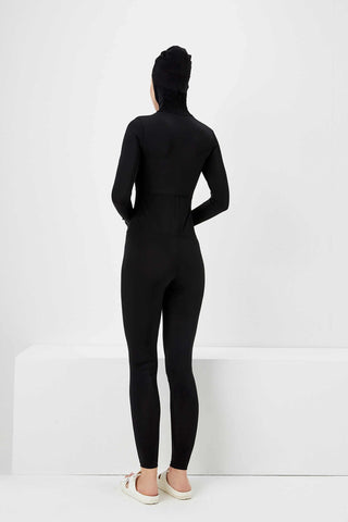 Tulum One-Piece Pool SwimWear, Covered Swimsuit, for Pool, Jacuzzi, Beach, Gymnastics, Boating Sun protection, Jumpsuit, Romper, Scuba Snorkeling